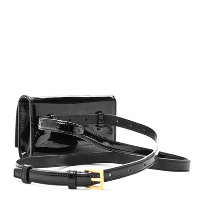 Saint Laurent Patent Monogram Kate Belt Bag Black 3 of 9
