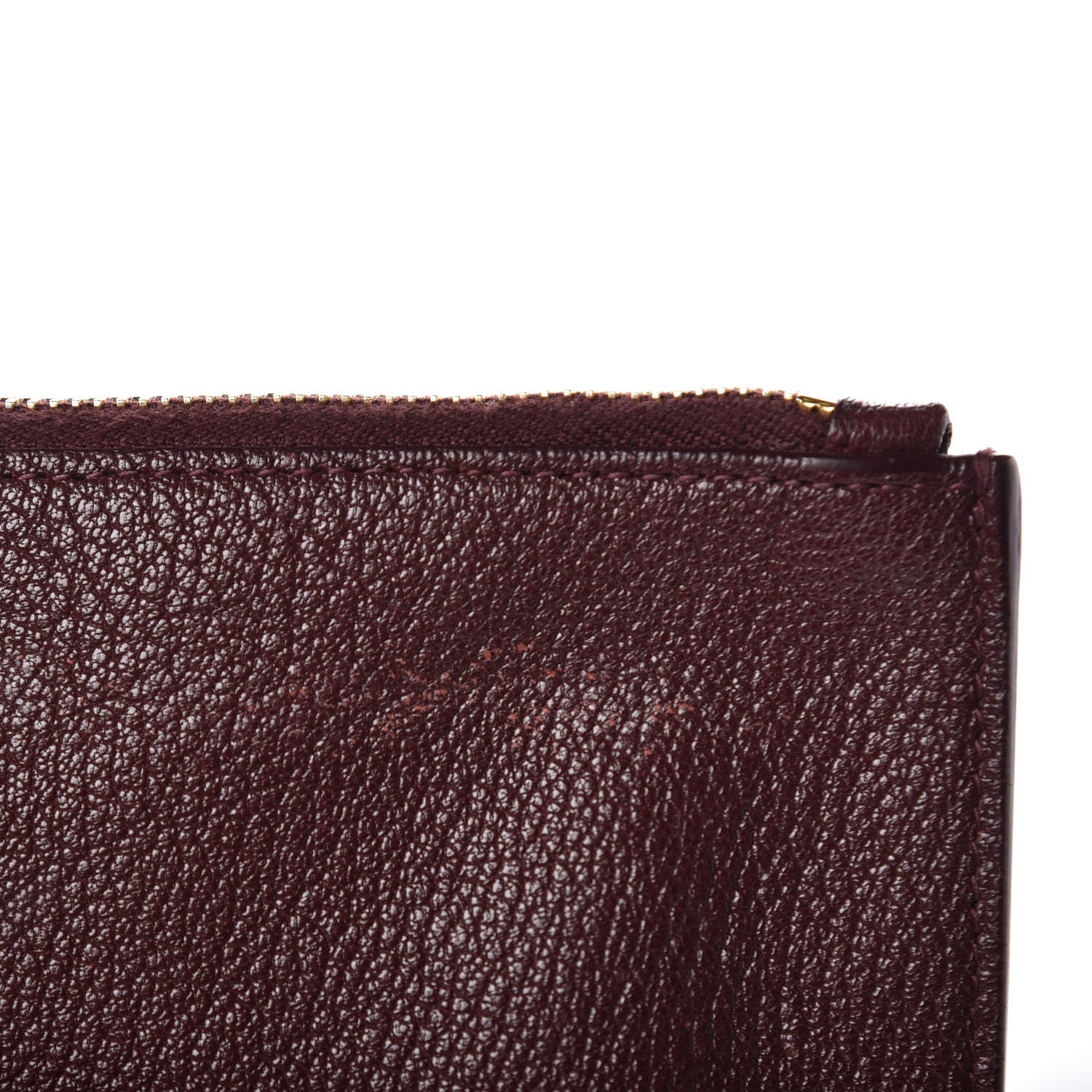 Balenciaga Chevre Gold Metallic Edge Hardware Pouch 8 of 8