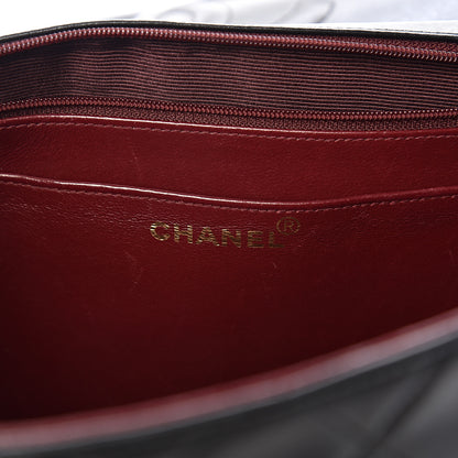 Chanel Lambskin Quilted XL Jumbo Single Flap Black 5 of 13