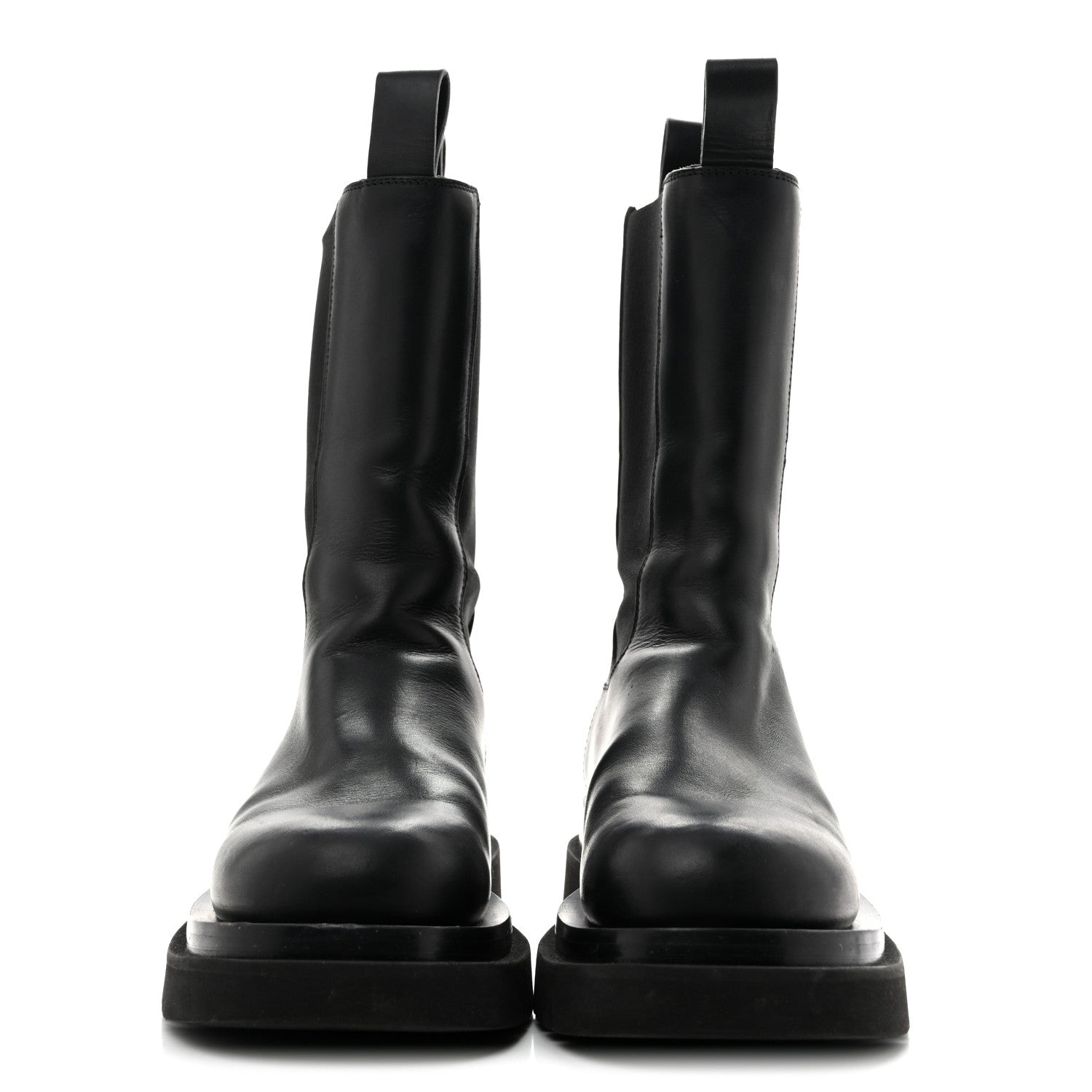 Bottega Veneta Calfskin The Lug Chelsea 55mm Boots 37.5 Black 3 of 11