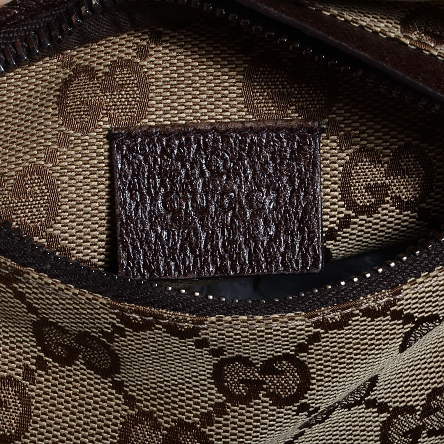 Gucci Monogram Web Belt Bag Dark Brown 5 of 7