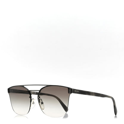 Prada Cat Eye Sunglasses SPR 67T Silver 1 of 8