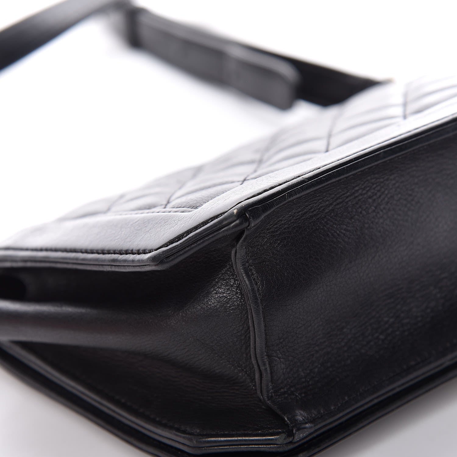 Chanel Grained Calfskin Quilted Medium Flap Black 12 of 12