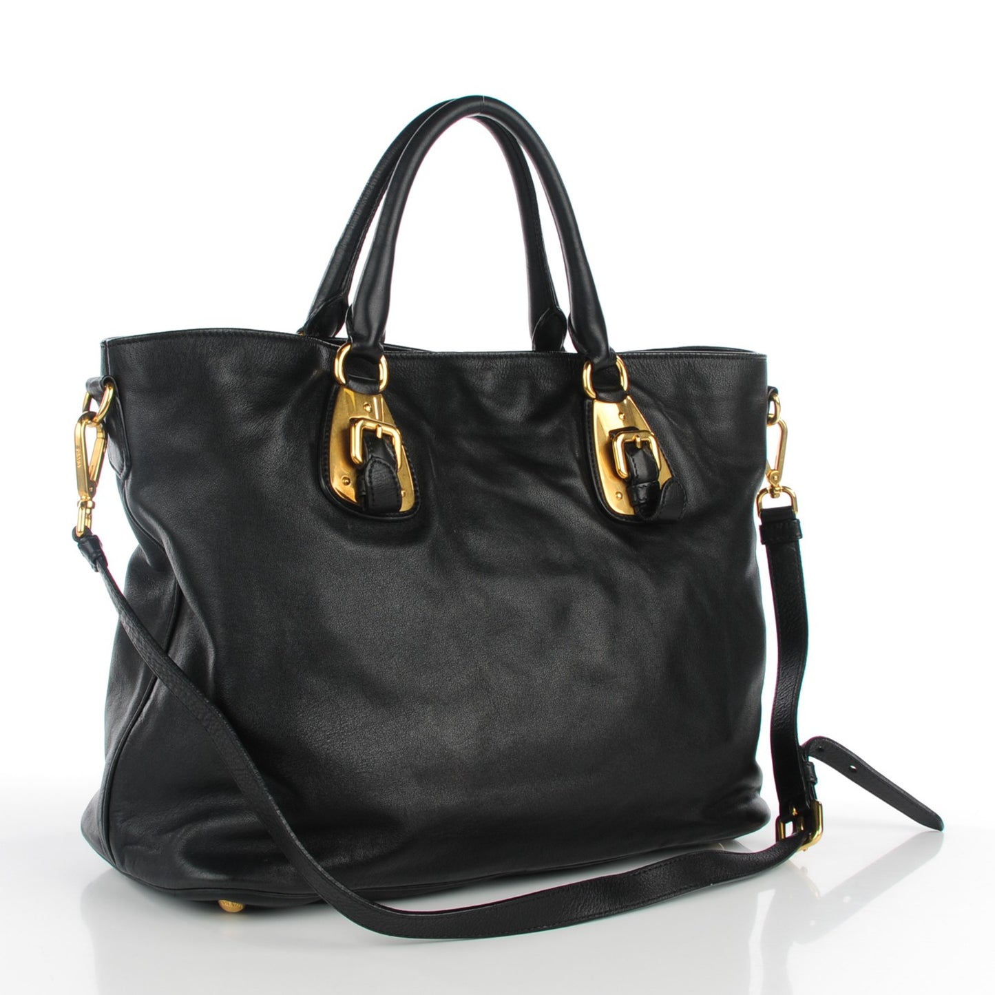 Soft Calf Tote Nero Black