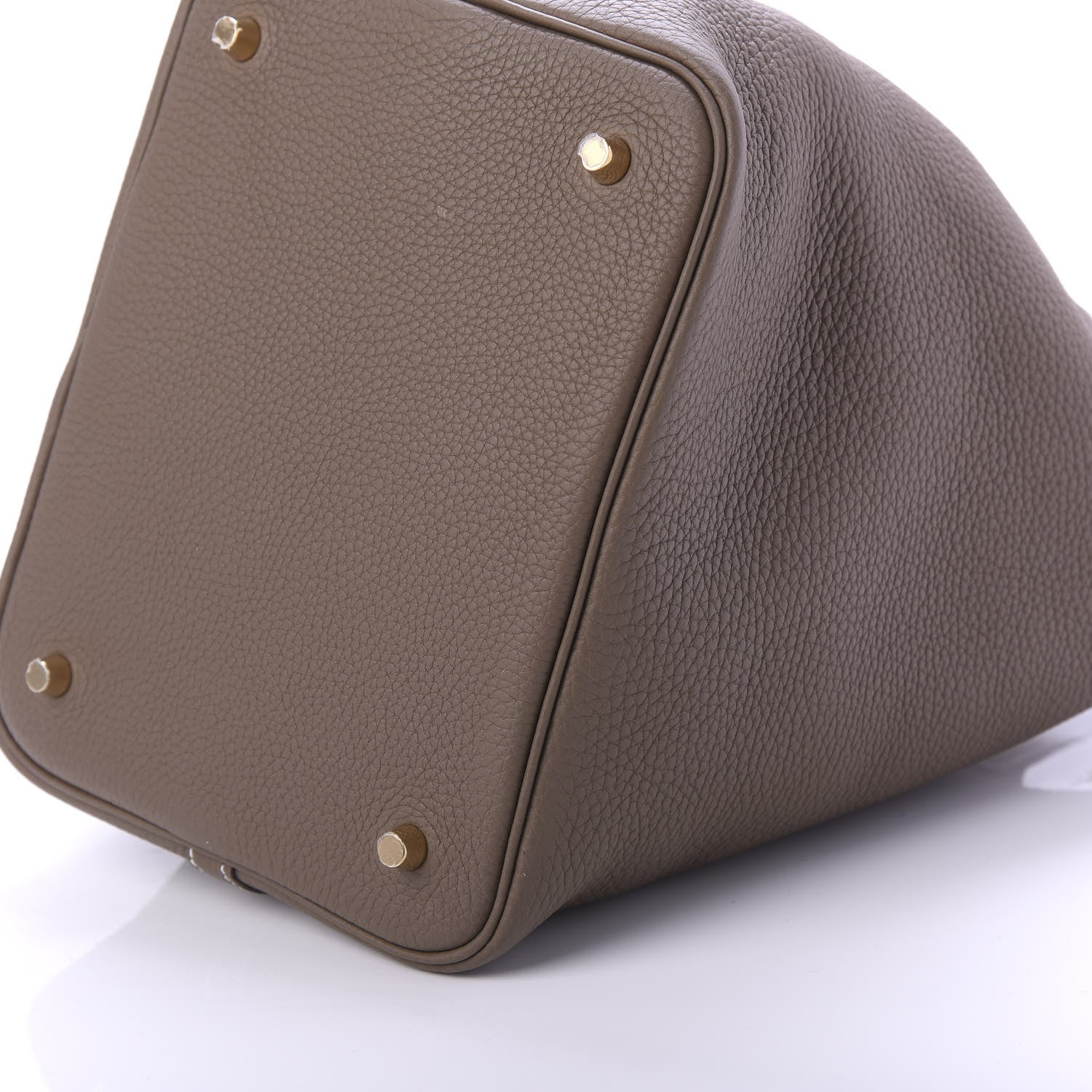 Hermes Taurillon Clemence Picotin Lock 22 MM Etoupe 8 of 11