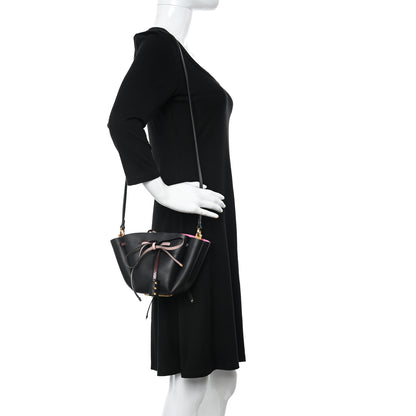 Valentino Garavani Vitello Ayers VLogo Bucket Bag Black 2 of 9