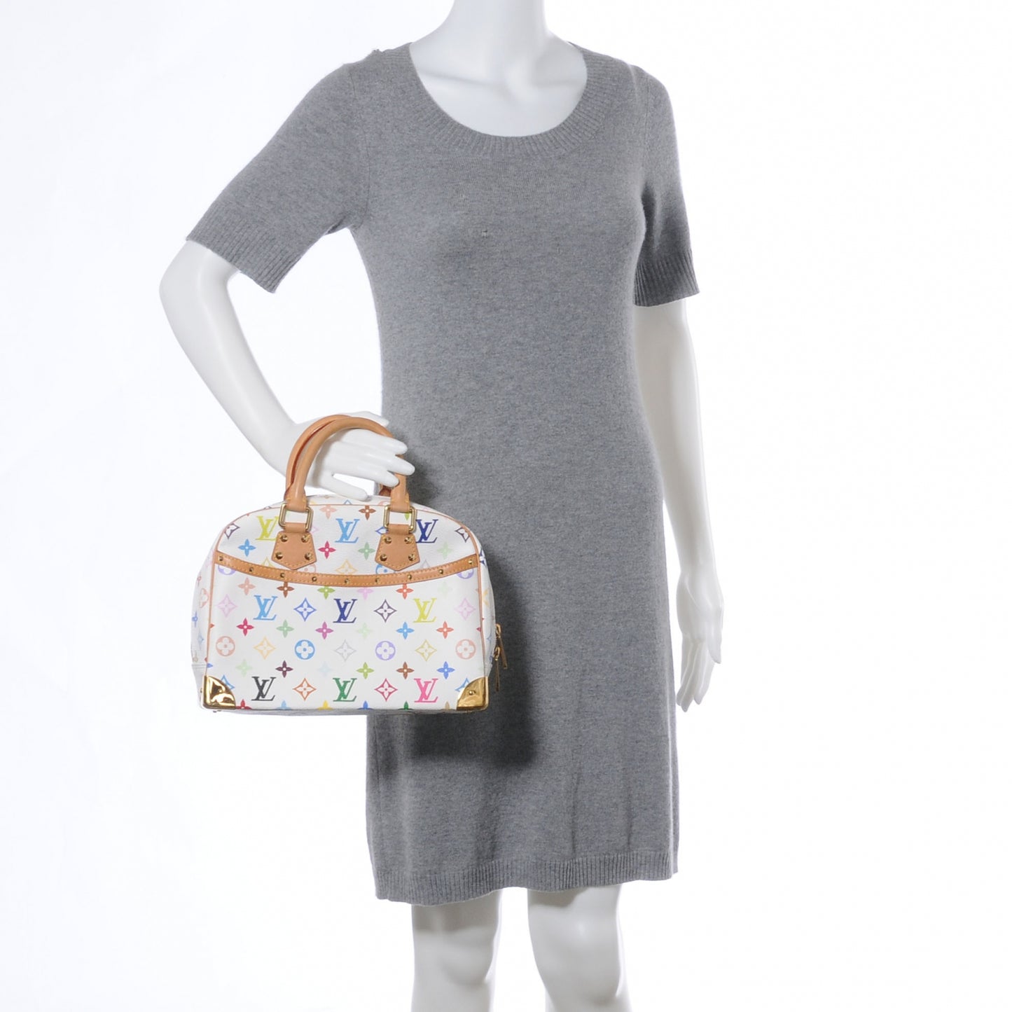 Monogram Multicolor Trouville White
