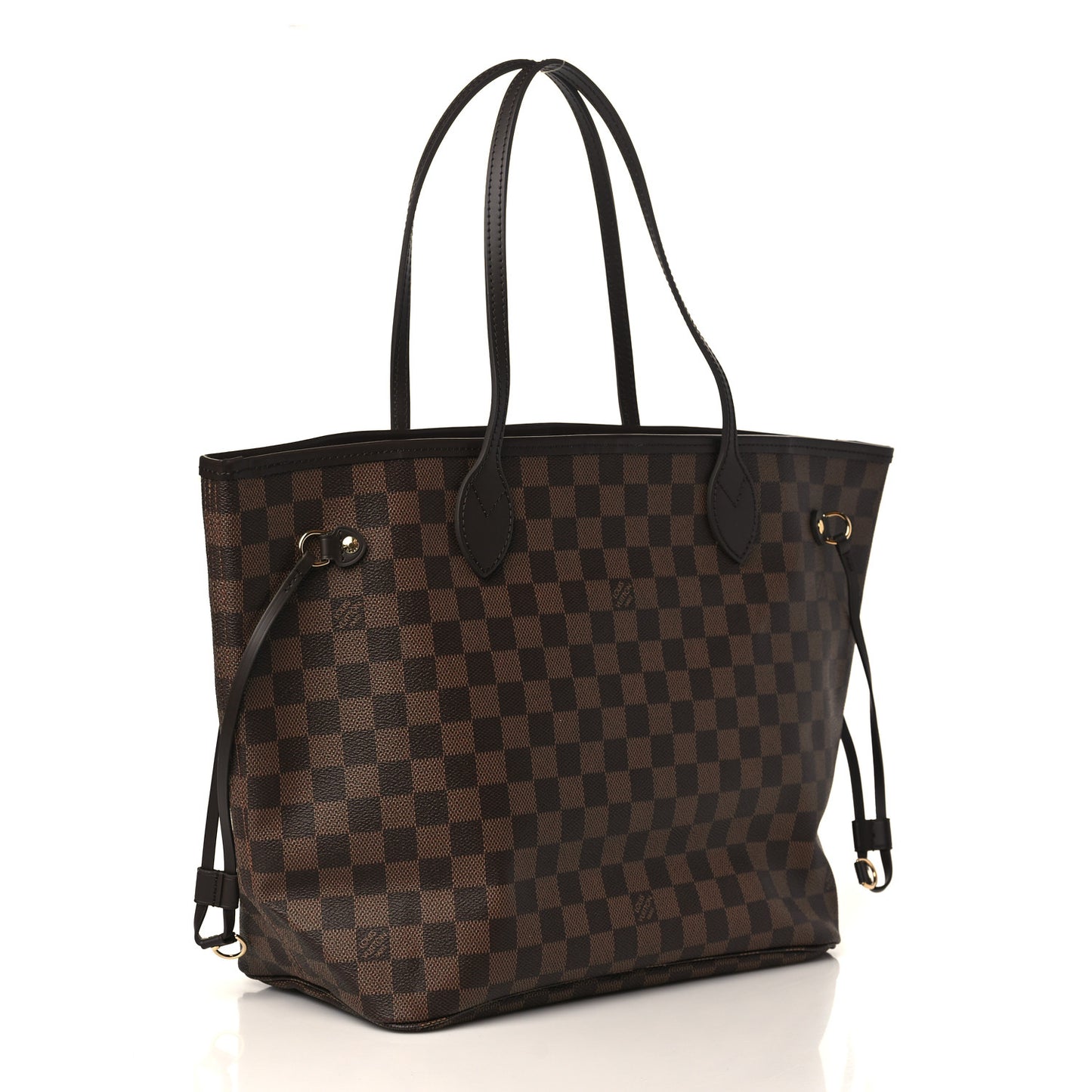 Damier Ebene Neo Neverfull MM Rose Ballerine