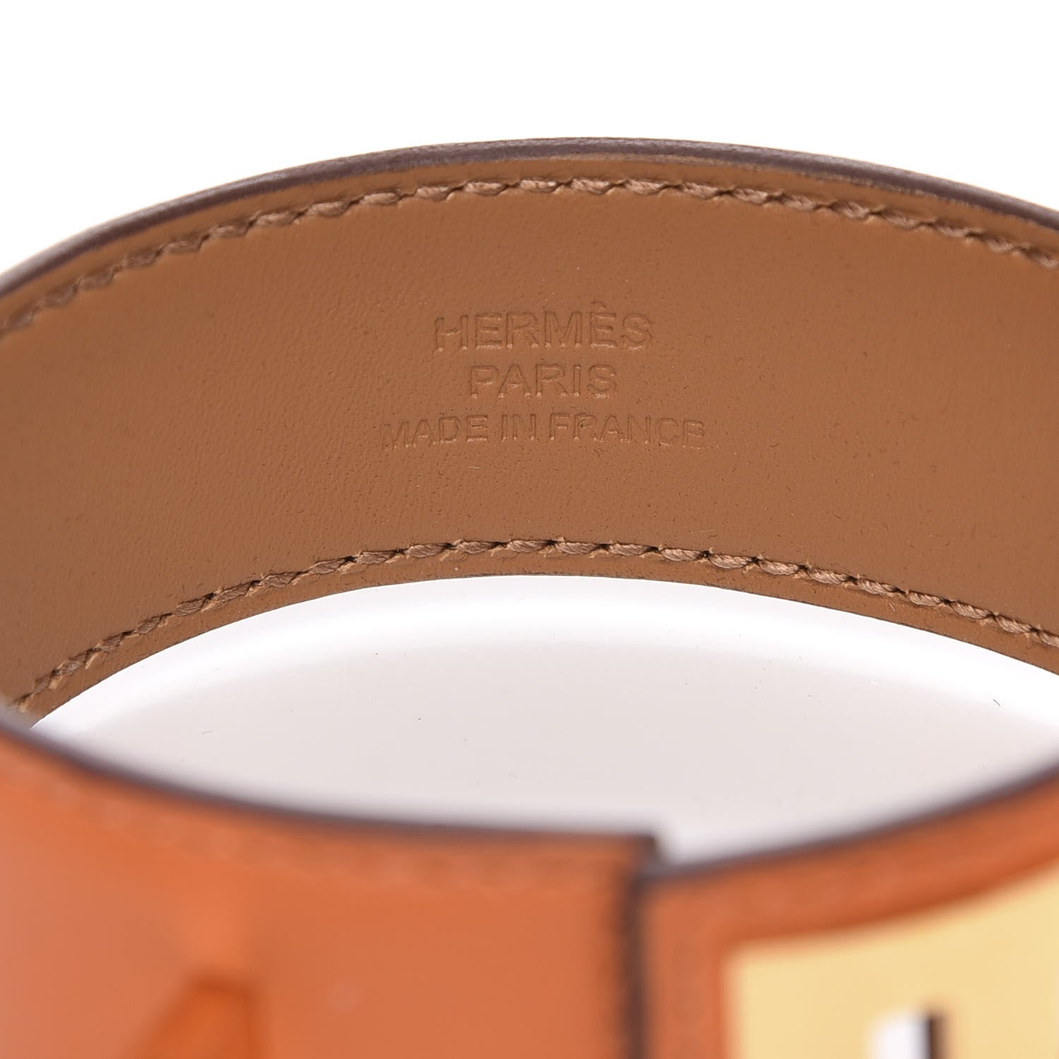 Hermes Swift Collier de Chien CDC 24 Bracelet T2 Orange 5 of 6
