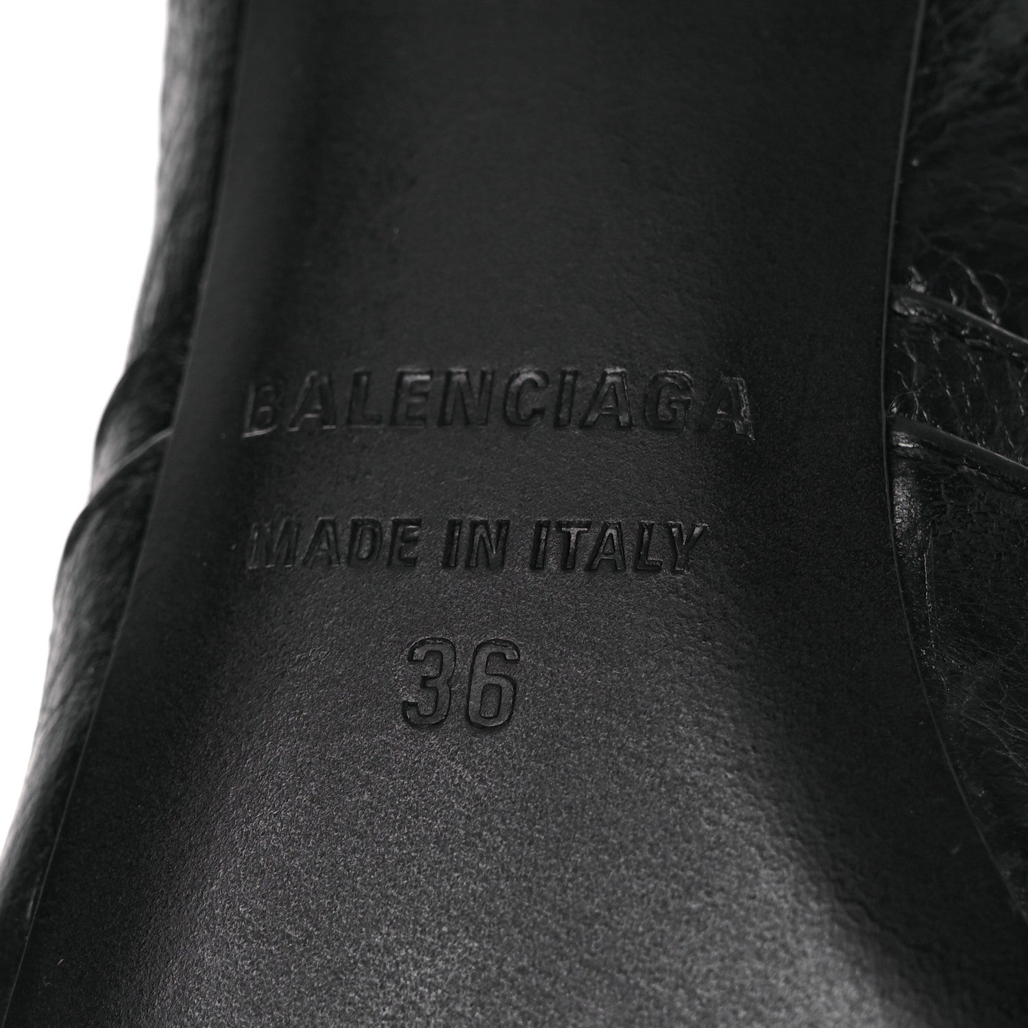 Balenciaga Agneau Arena Cagole 90mm Ankle Boots 36 Black 8 of 11