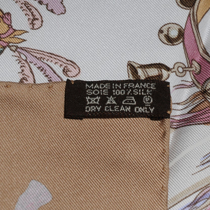 Hermes Silk Caparacons De La France Et De L'inde Scarf 90 5 of 5