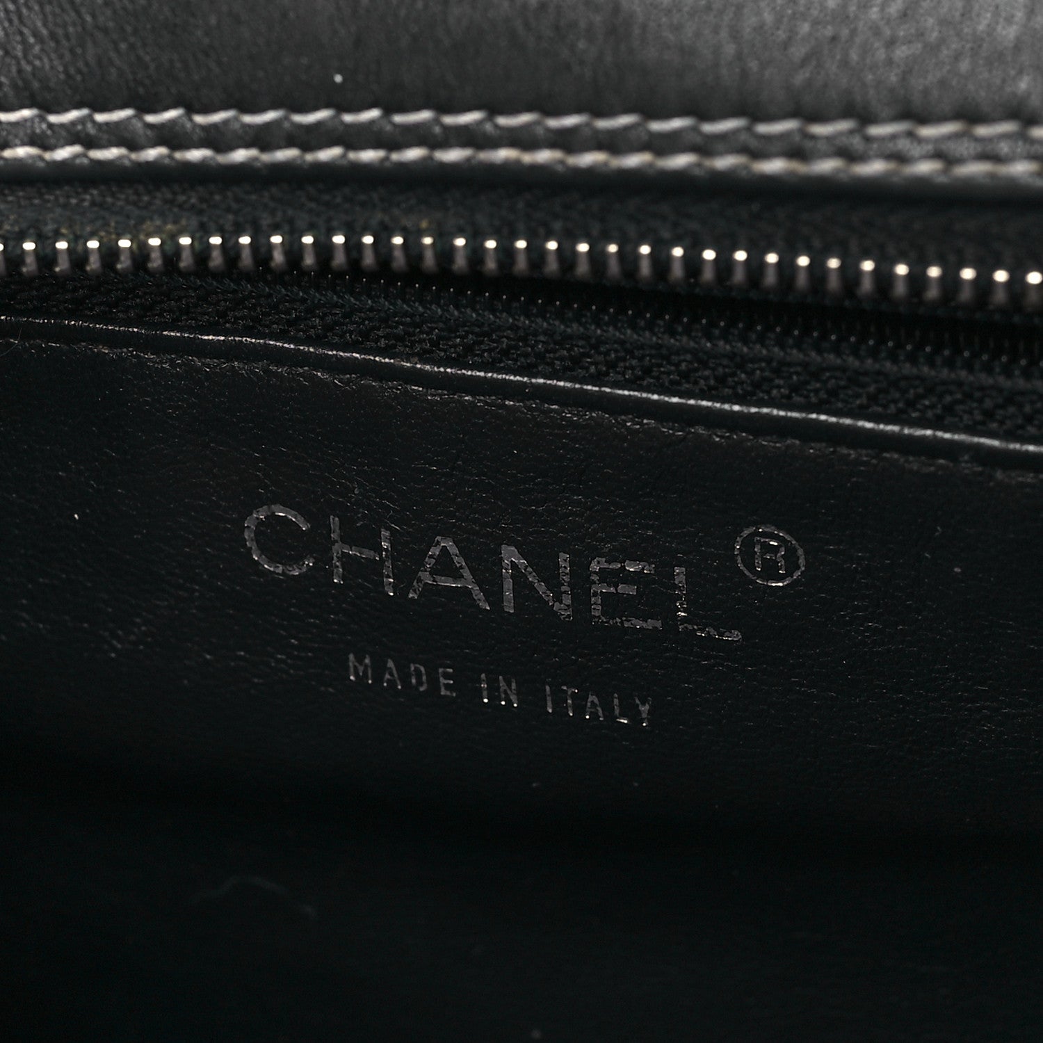 Chanel Lambskin Square Stitched Shoulder Bag Black 5 of 8