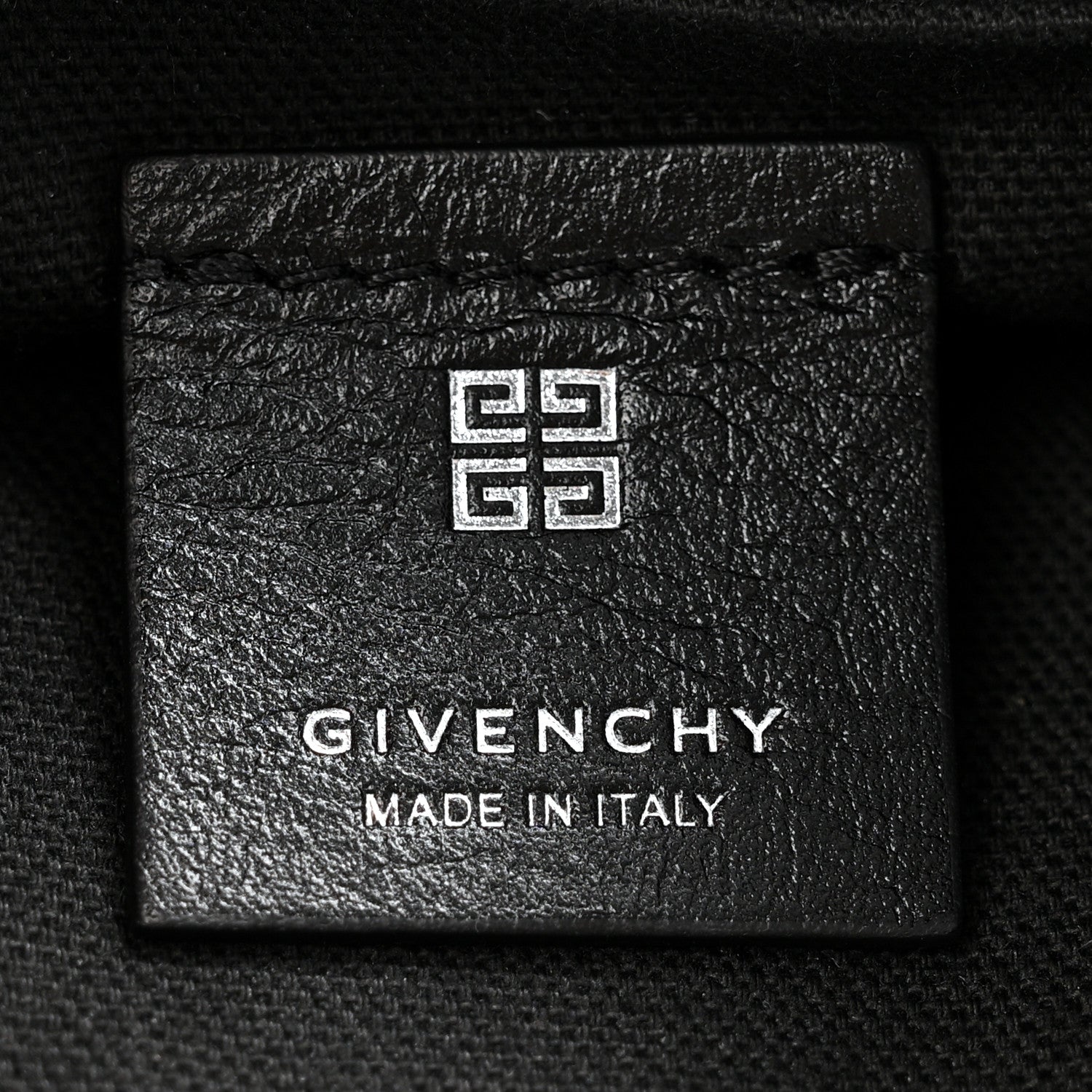Givenchy Crinkled Calfskin Small Voyou Bag Black 6 of 13