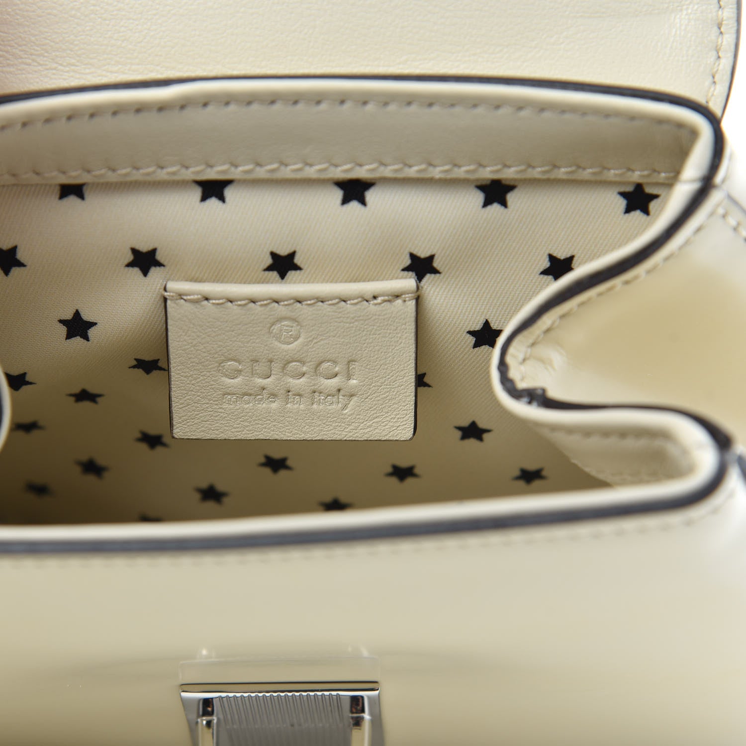 Gucci Calfskin Childrens Heart Belt Bag White 6 of 11