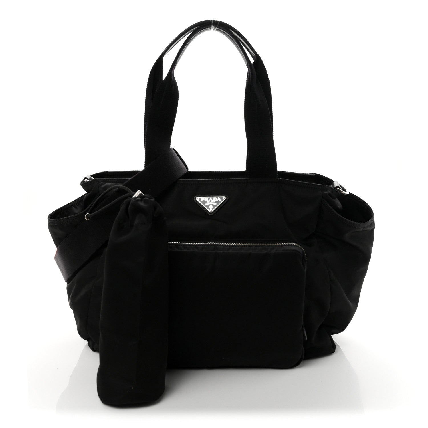 Prada Tessuto Nylon Vela Diaper Bag Black 3 of 13