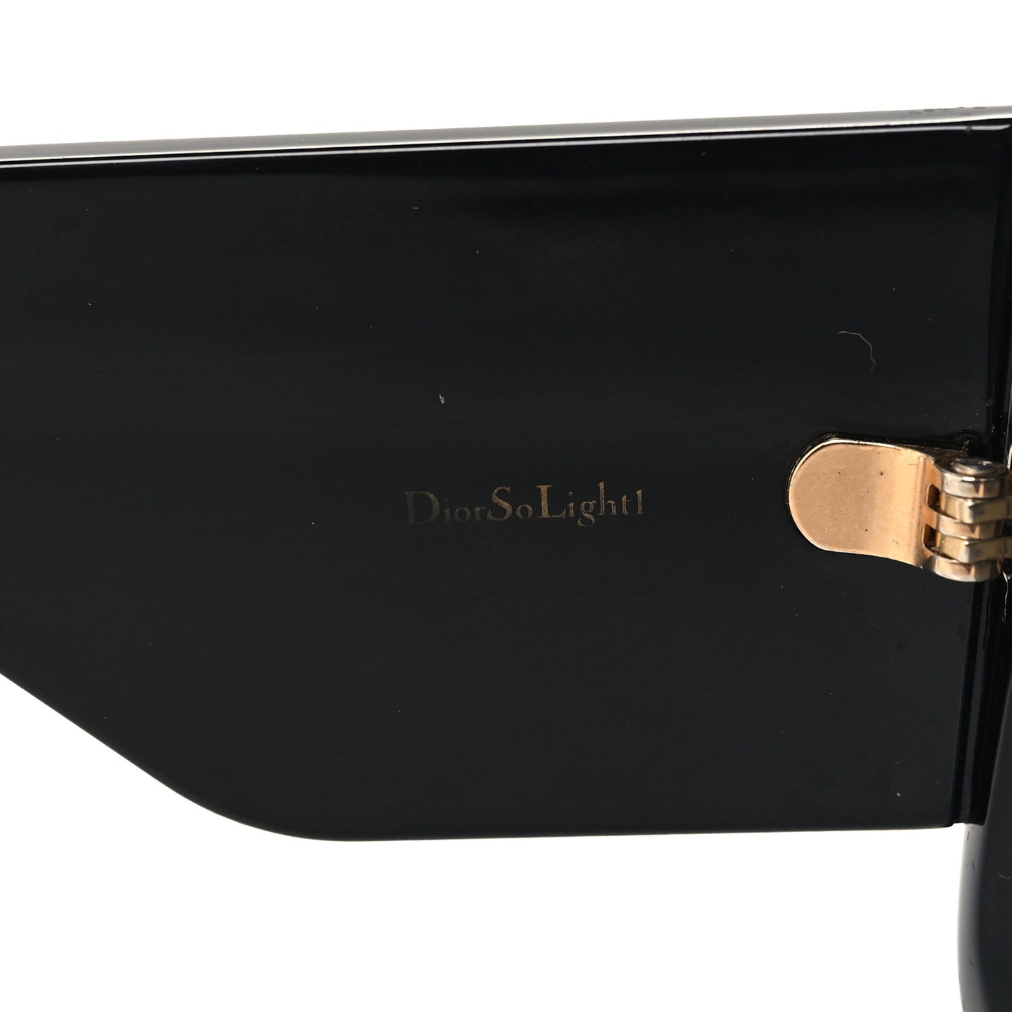Acetate DiorSo Light 1 Shield Sunglasses Black