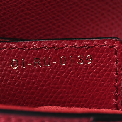 Christian Dior Grained Calfskin Saddle Bag Red 7 of 11