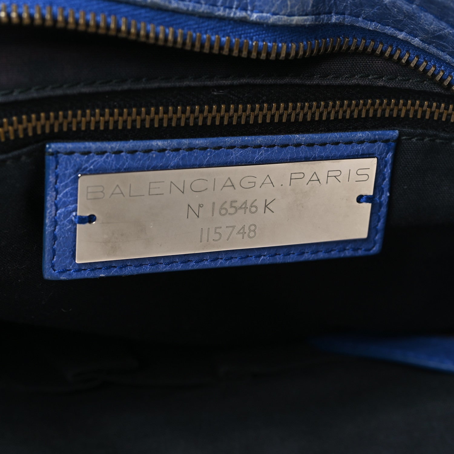 Balenciaga Agneau Classic Hardware City Bleu Lavande 7 of 12