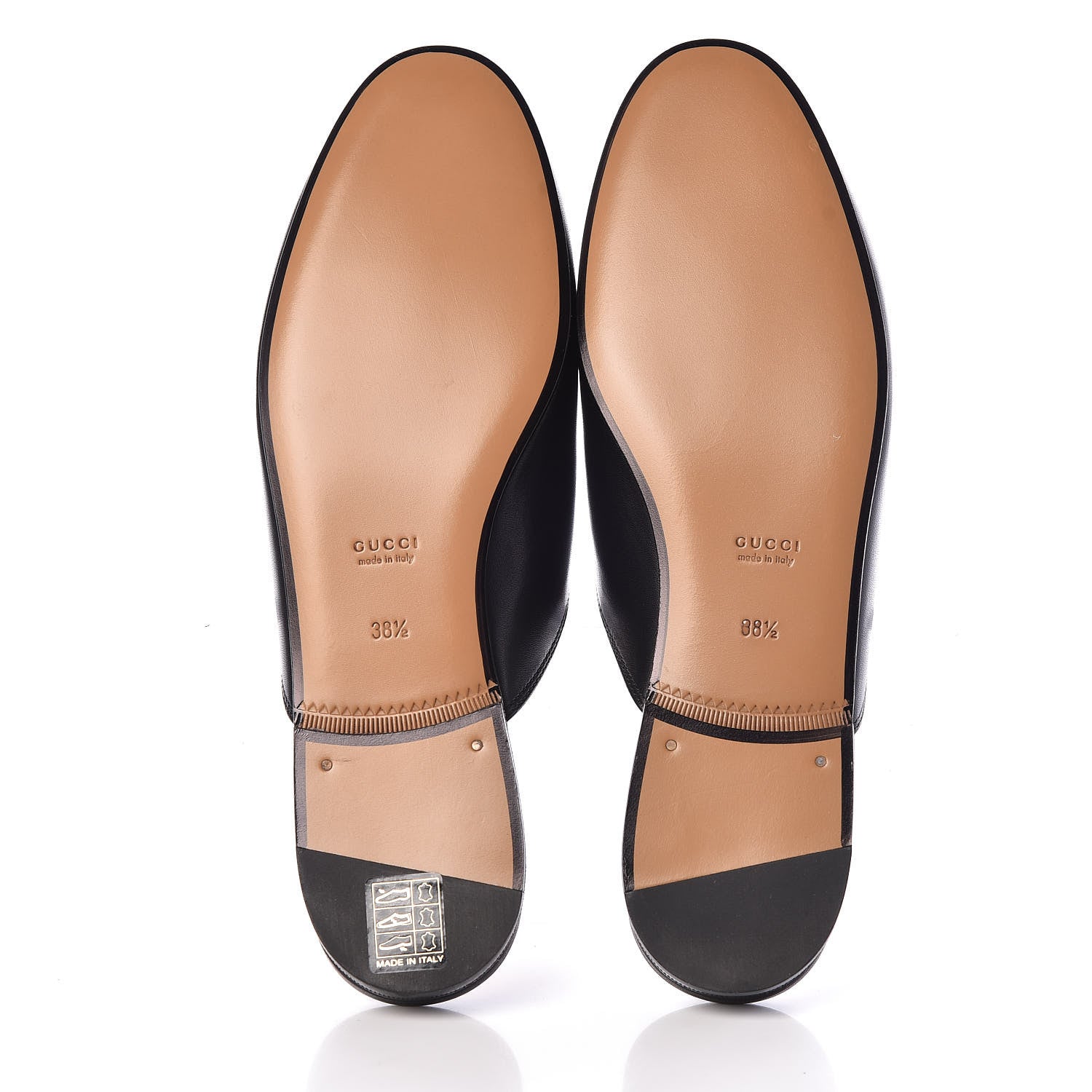 Gucci Calfskin Womens Princetown Slippers 38.5 Black 7 of 8