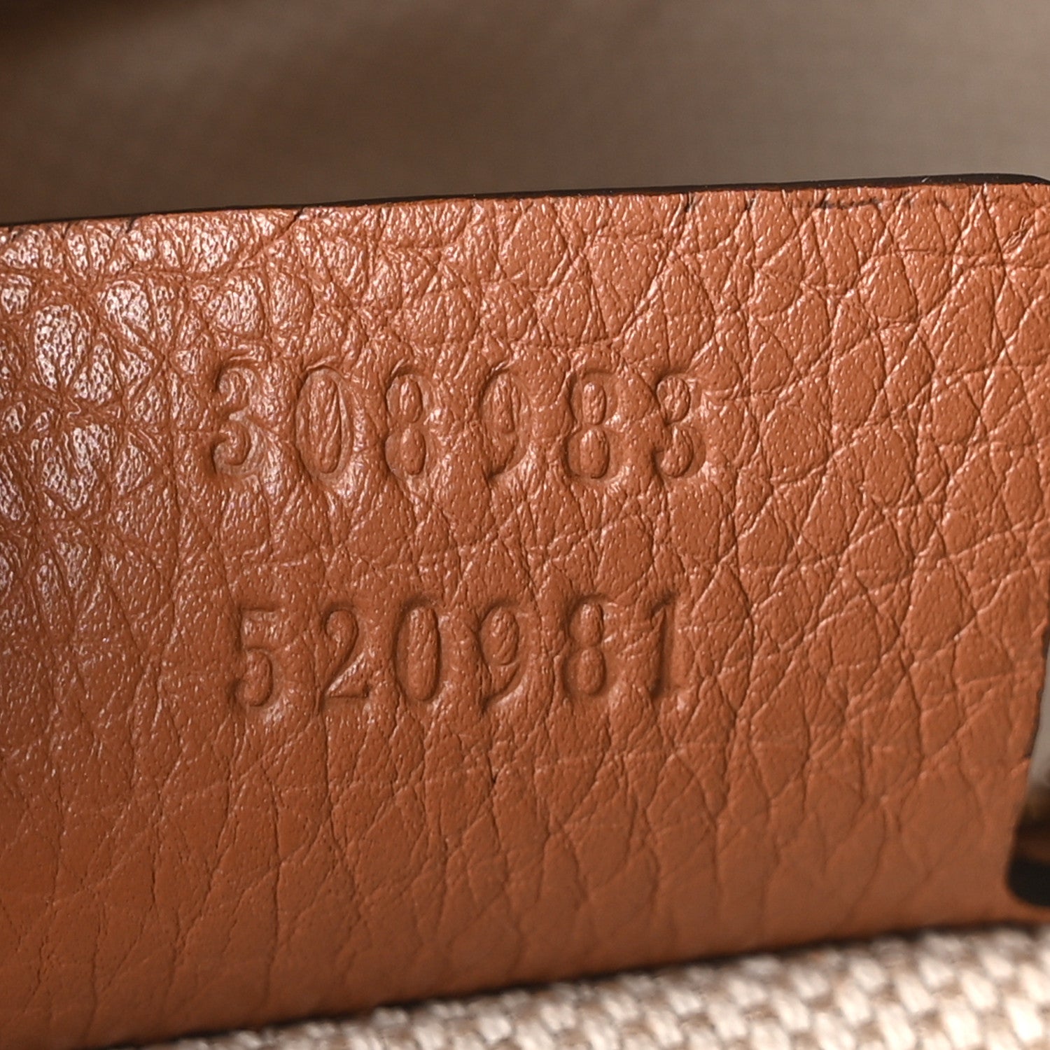 Gucci Pebbled Calfskin Small Soho Bowler Moka 7 of 10