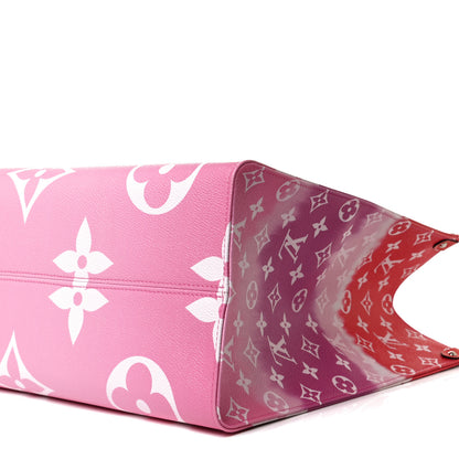 Louis Vuitton Monogram Escale Onthego GM Rouge 10 of 13