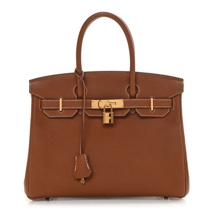 Hermes Togo Birkin 30 Gold 1 of 15