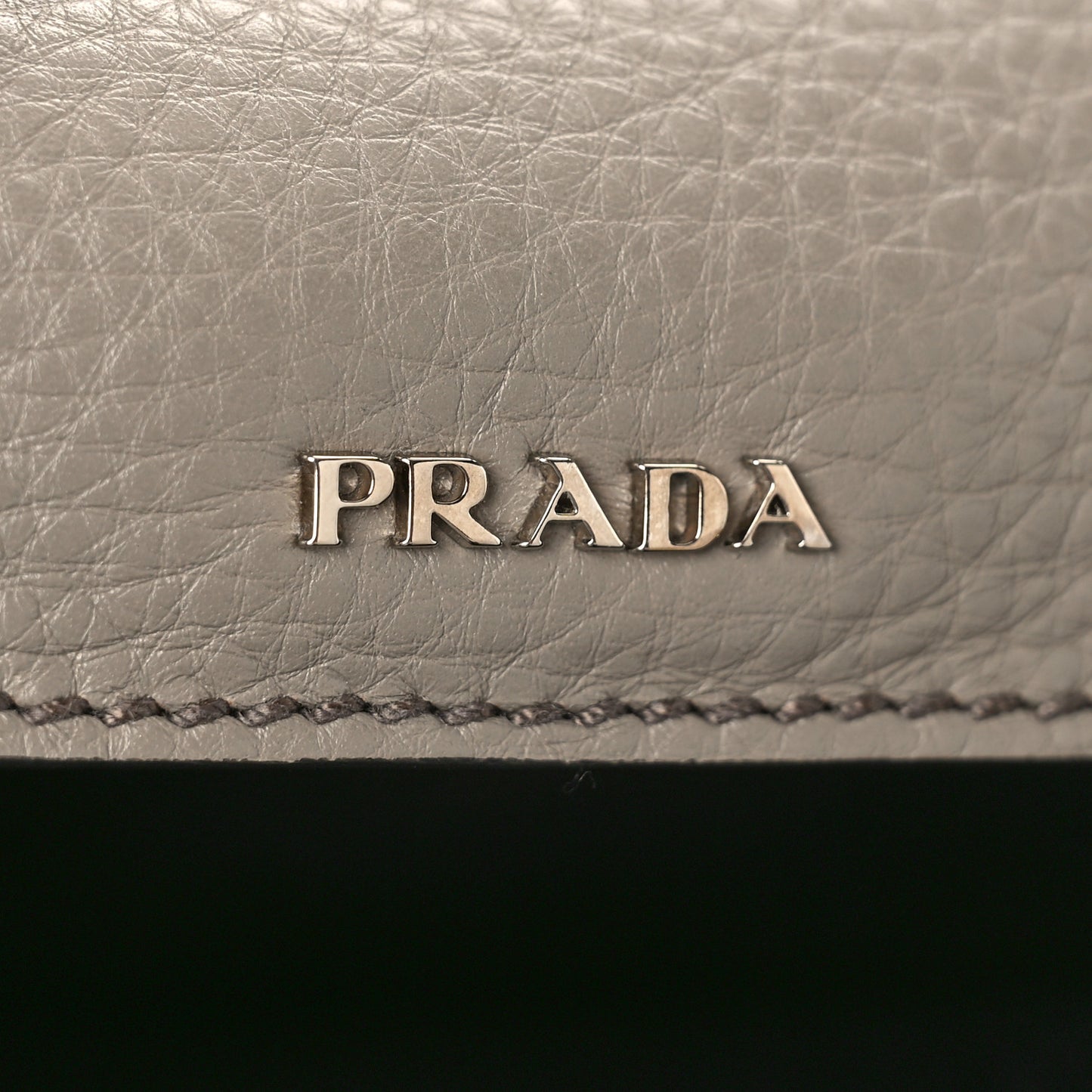 Vitello Daino Small Double Bag Argilla Black