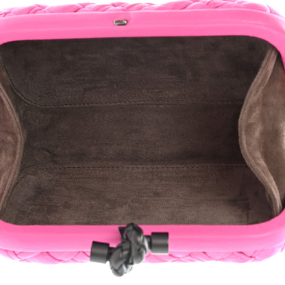 Bottega Veneta Calfskin Knot Clutch Pink 4 of 10
