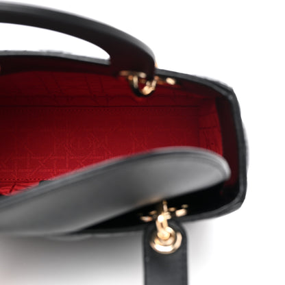 Christian Dior Lambskin Cannage Small My ABCDior Lady Dior Black 5 of 10