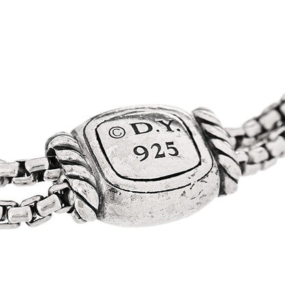 David Yurman Sterling Silver Diamond Petite Pave Cross Bracelet 3 of 3