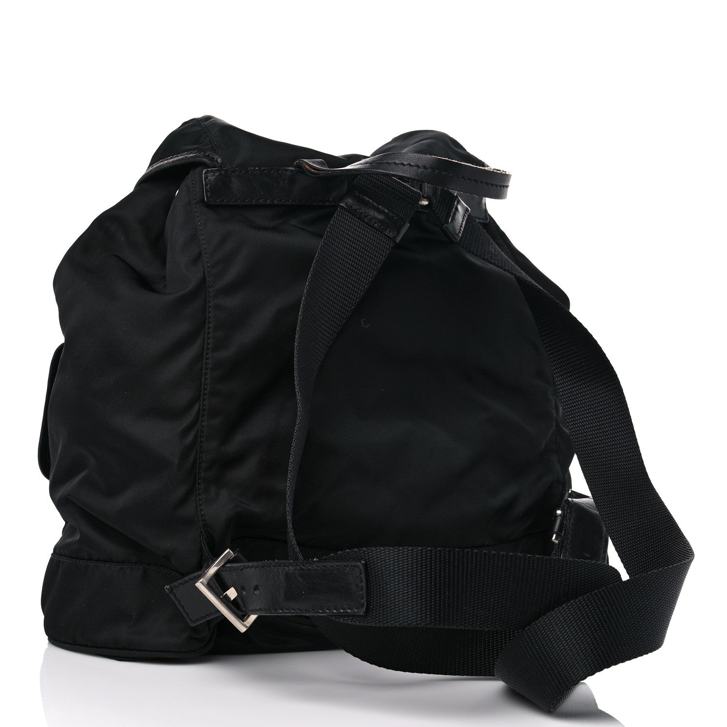 Prada Nylon Vela Medium Backpack Black 3 of 13
