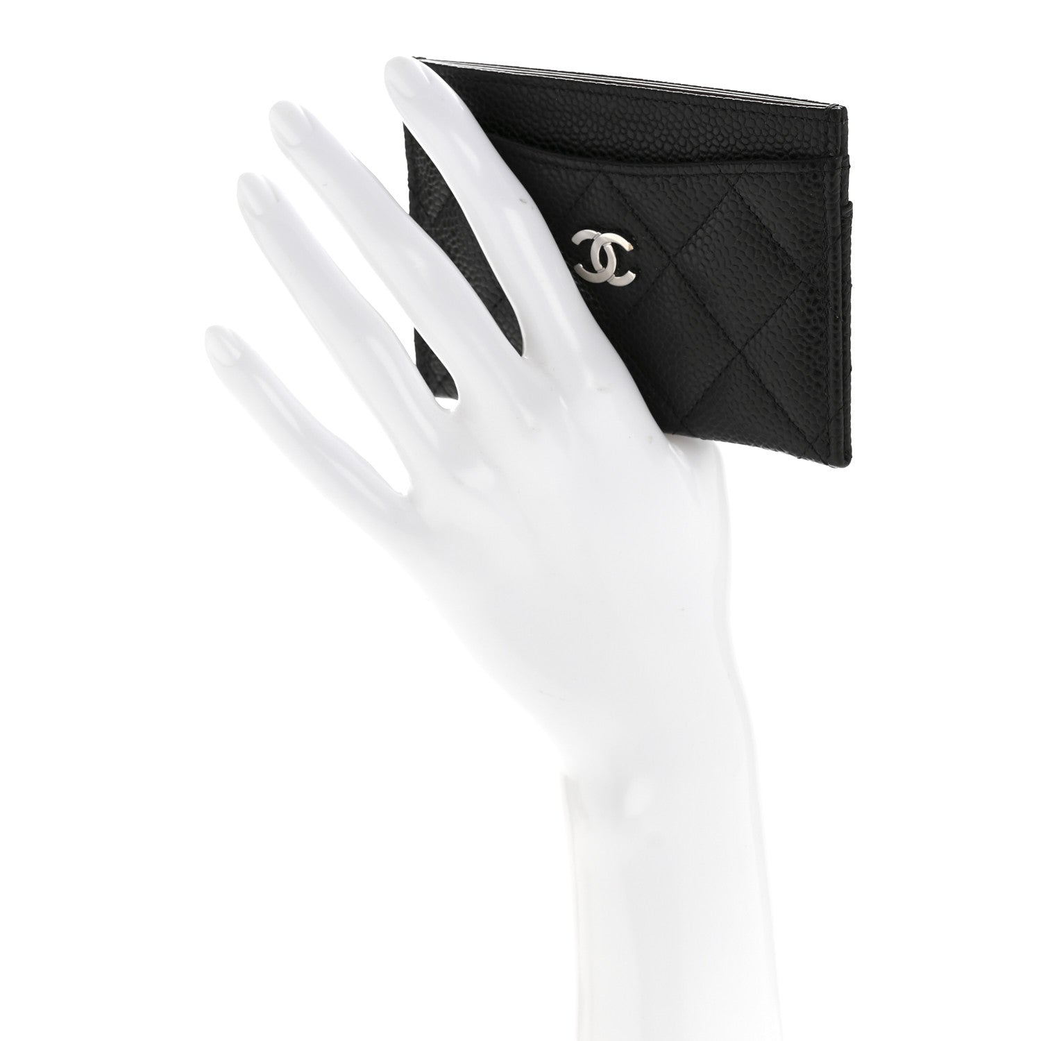 Chanel Caviar Quilted Card Holder Black 2 of 11
