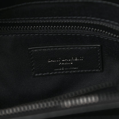 Saint Laurent Calfskin Y Quilted Monogram Medium Loulou Chain Satchel Black 6 of 9