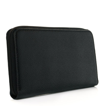 Chanel Caviar Large Timeless CC Zip Around Wallet Black 3 of 9