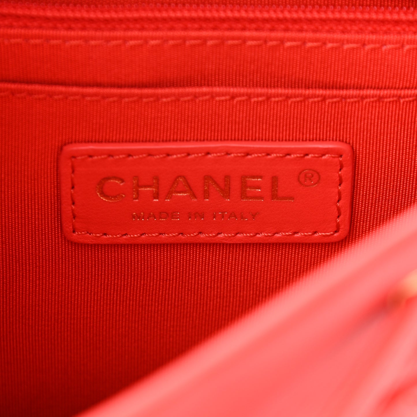 Lambskin Quilted Small Urban Spirit Backpack Red