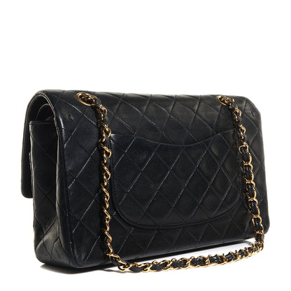 Chanel Lambskin Medium Double Flap Black 3 of 9