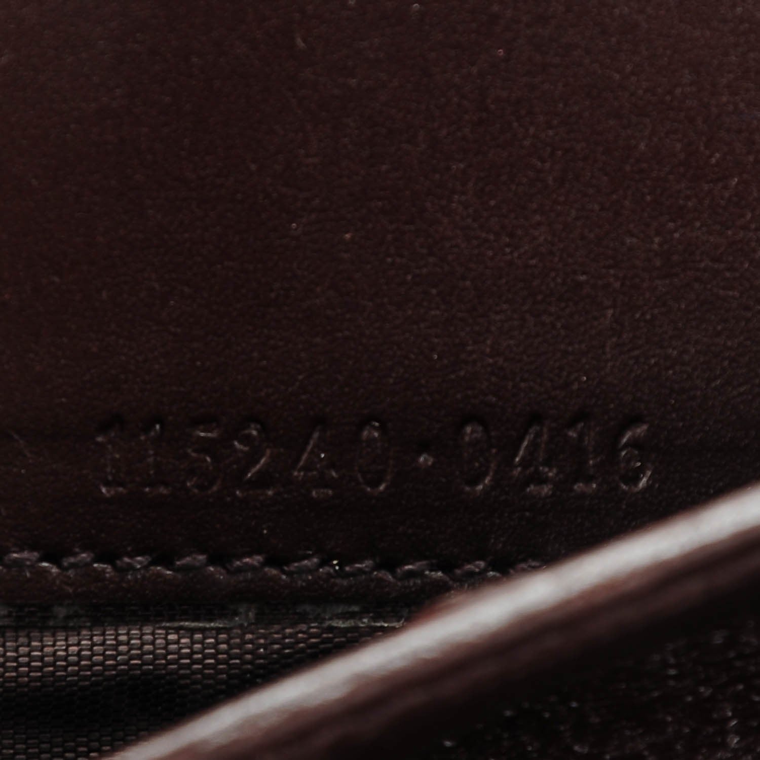 Gucci Guccissima Small Ring Agenda Dark Brown 7 of 7