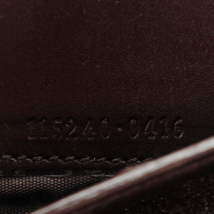 Gucci Guccissima Small Ring Agenda Dark Brown 7 of 7