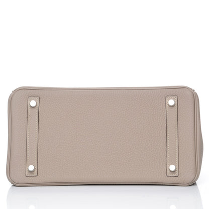 Hermes Togo Birkin 30 Gris Tourterelle 6 of 24