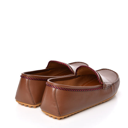 Gucci Nappa Mens Bee Driver Loafers 11 Cuir 4 of 9