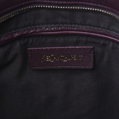 Saint Laurent Sheepskin Medium Cabas ChYc Plum 6 of 12