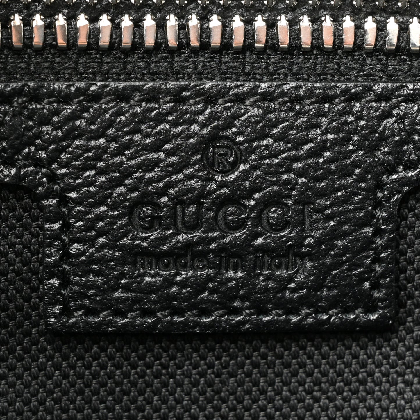 Monogram Jumbo GG Textured Dollar Calfskin Tote Bag Black