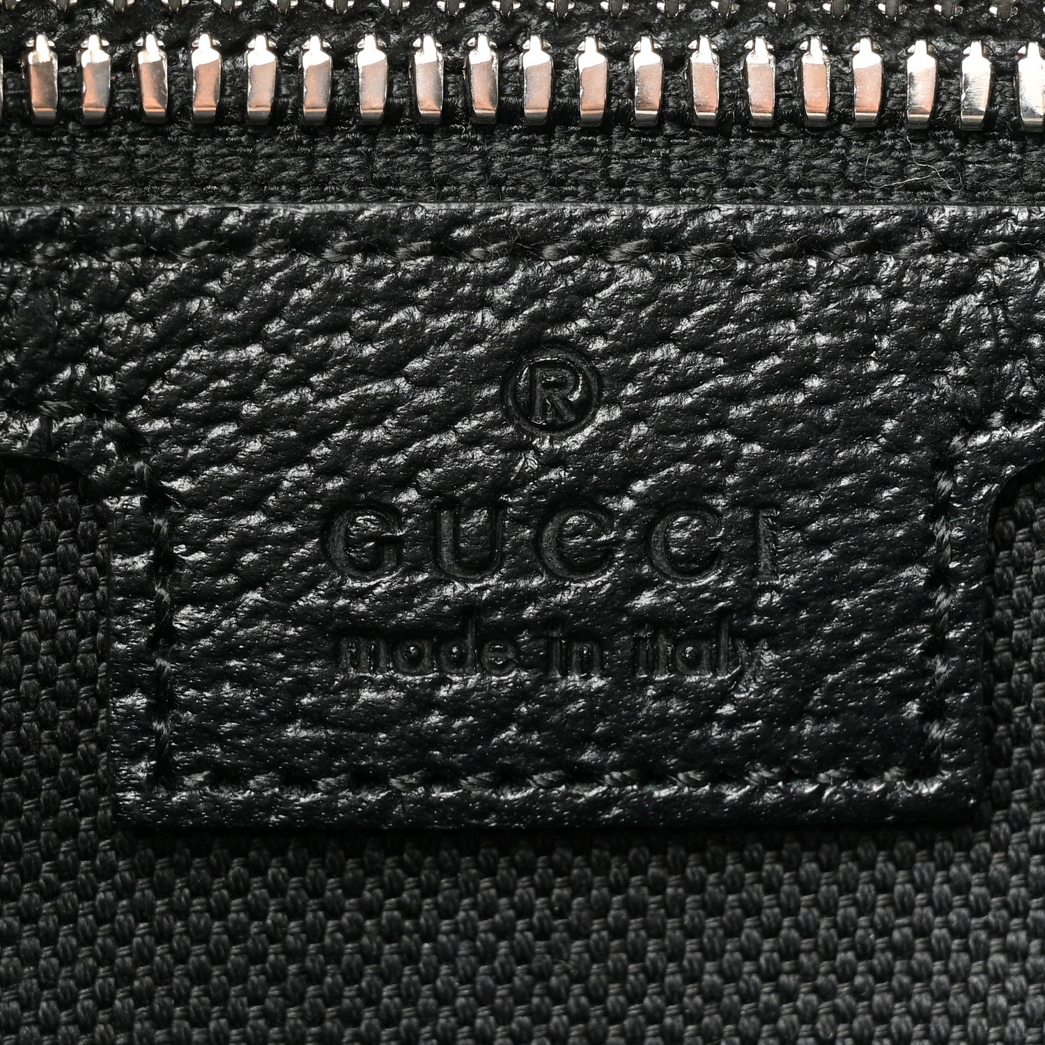 Gucci Monogram Jumbo GG Textured Dollar Calfskin Tote Bag Black 6 of 13