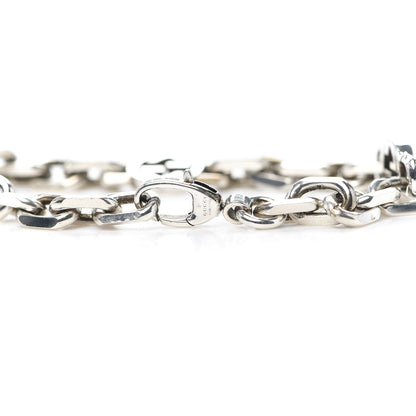 Gucci Sterling Silver Narrow Interlocking G Link Bracelet 4 of 6