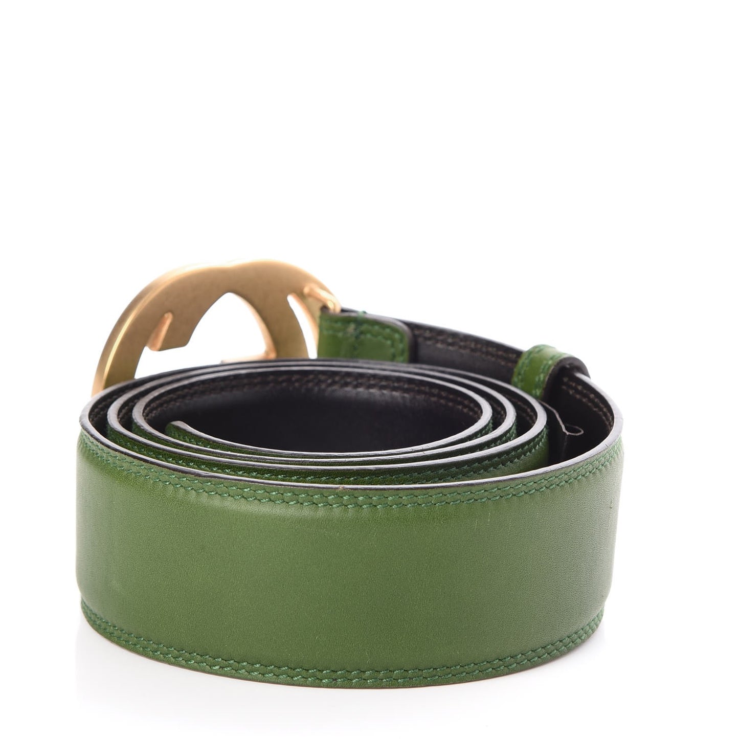 Calfskin Interlocking G 40mm Belt 90 36 Green