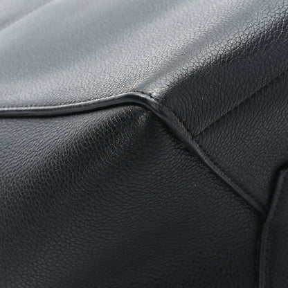 Celine Soft Grained Calfskin Sangle Bucket Bag Black 9 of 10