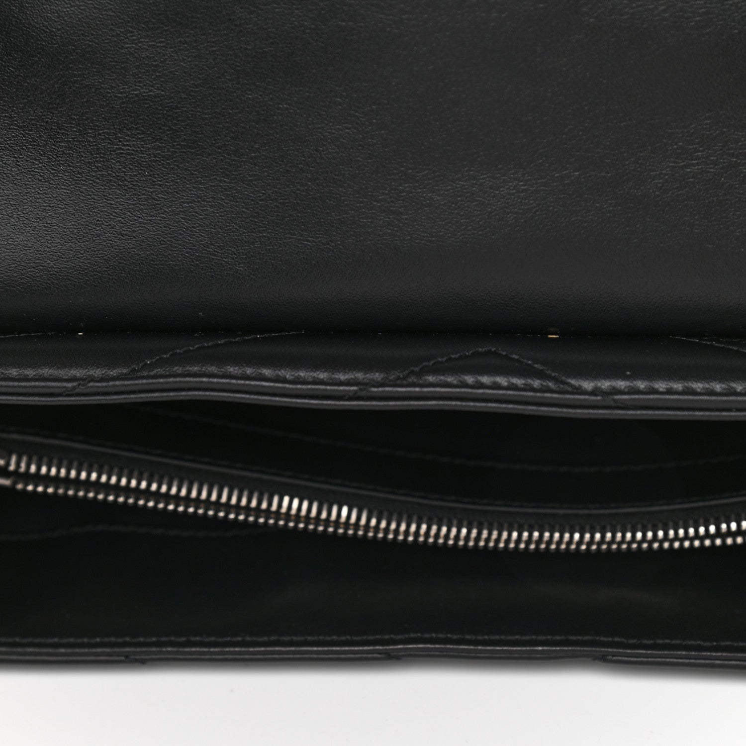 Saint Laurent Calfskin Y Quilted Monogram Large Loulou Chain Satchel Black 9 of 16