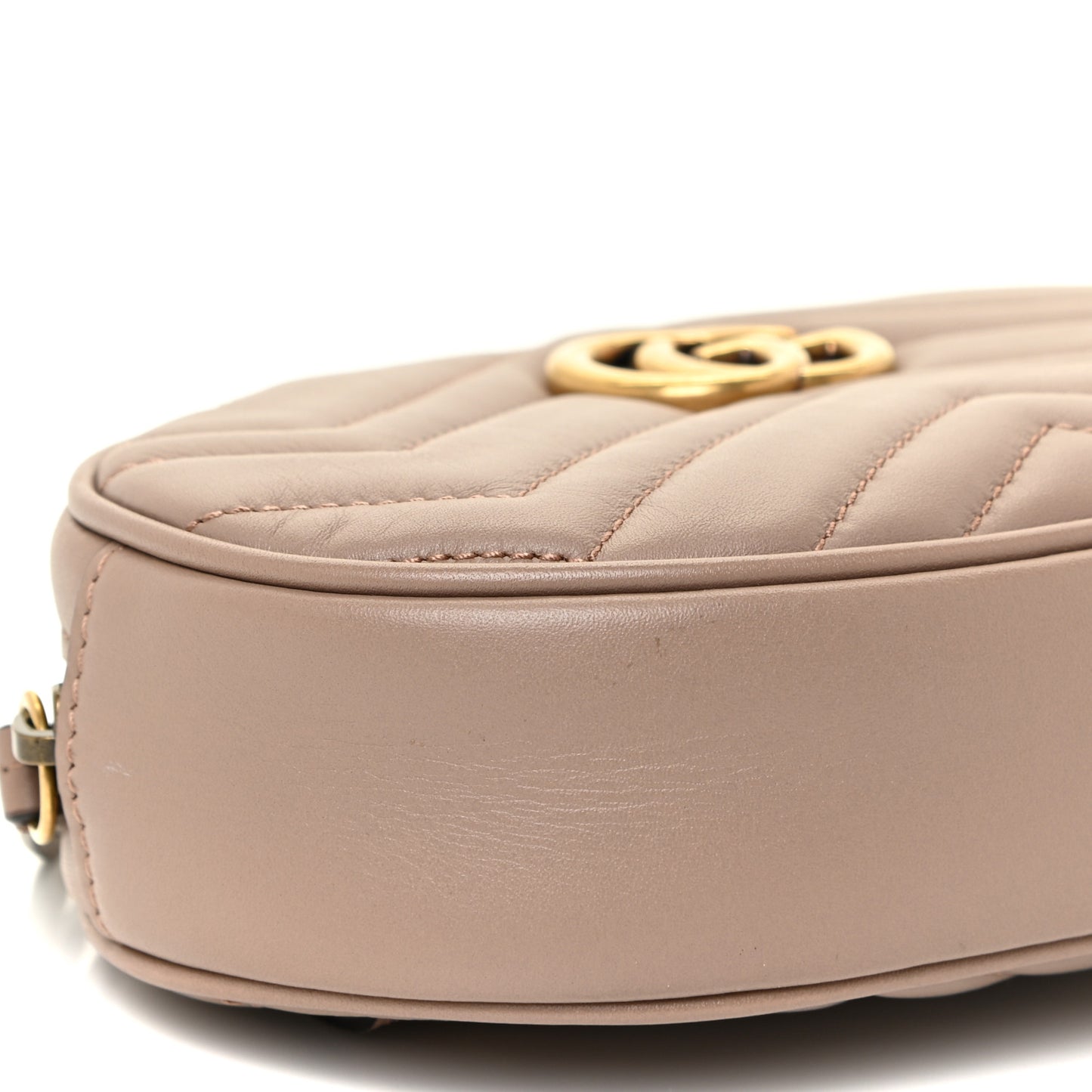 Calfskin Matelasse GG Marmont Belt Bag 95 38 Porcelain Rose