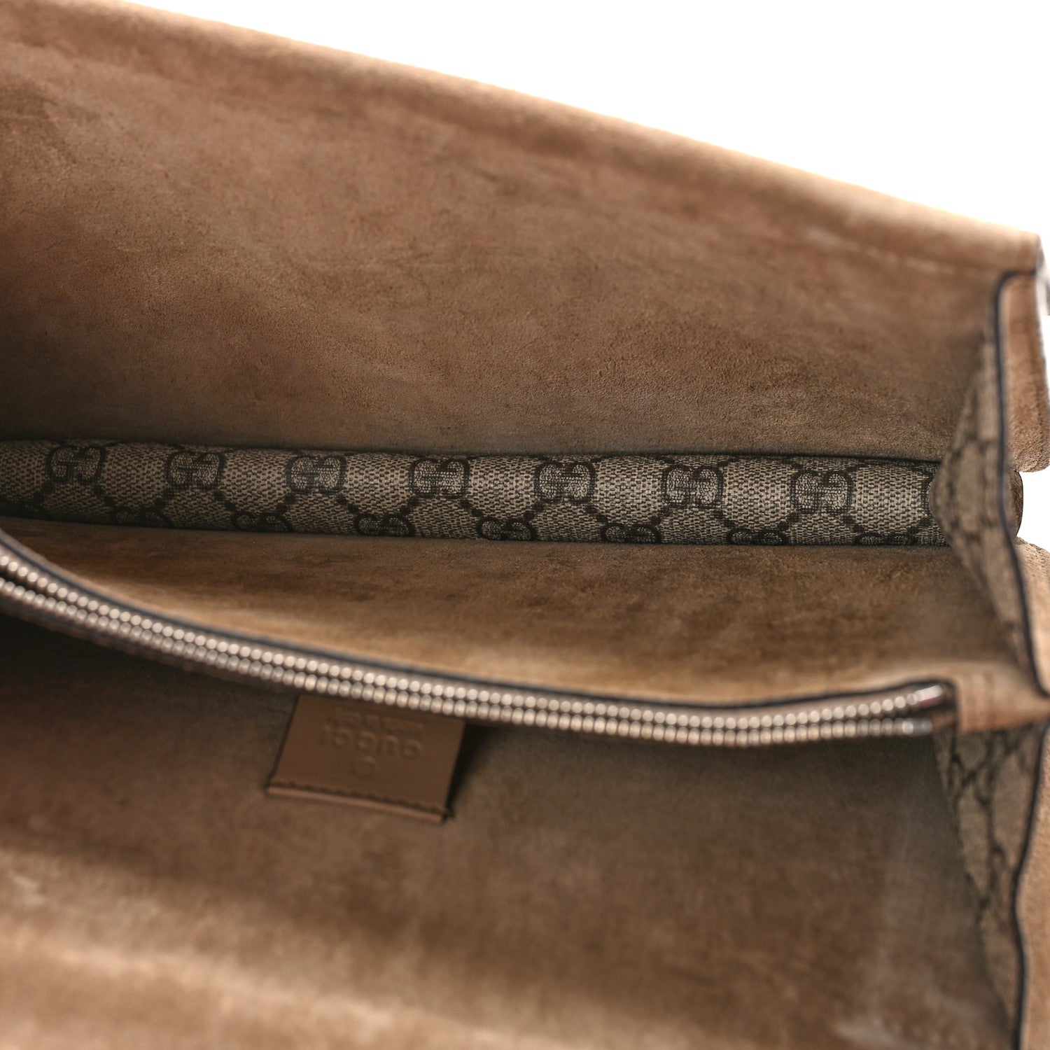Gucci GG Supreme Monogram Small Dionysus Shoulder Bag Taupe 5 of 13