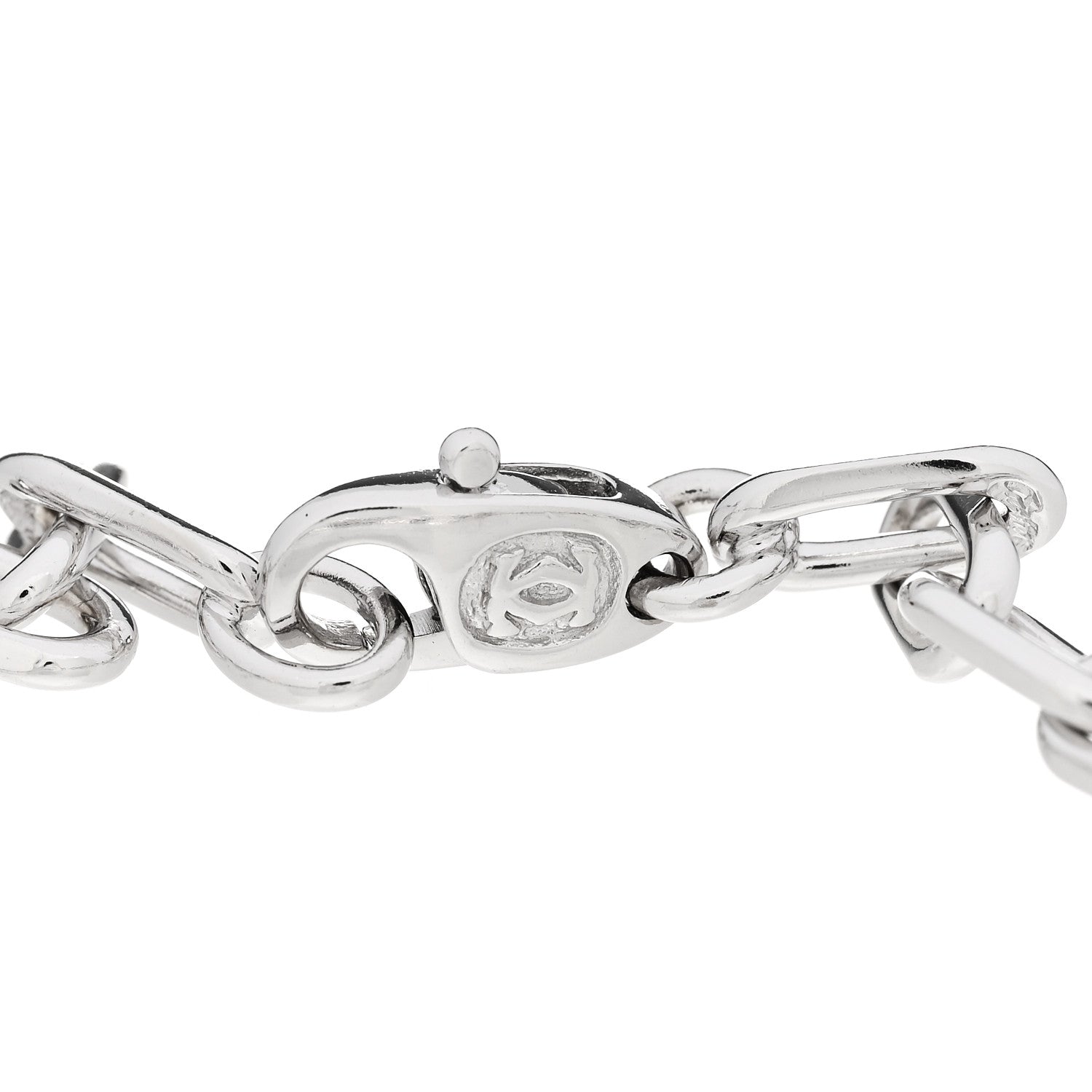 Cartier 18K White Gold Santos de Cartier Bracelet 3 of 4